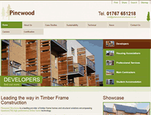 Tablet Screenshot of pinewood-structures.co.uk